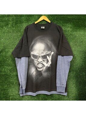 Rihanna 2005 20th Anniversary R20 Oversized Layered LS Shirt Size Large